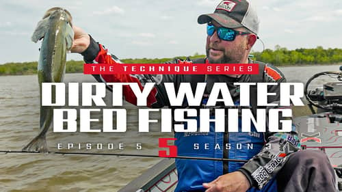 DIRTY Water BED Fishing – Catching Spring Bass in MULTIPLE Stages!