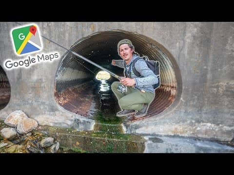 Hunting For Hidden Urban Bass Holes Using GOOGLE MAPS!