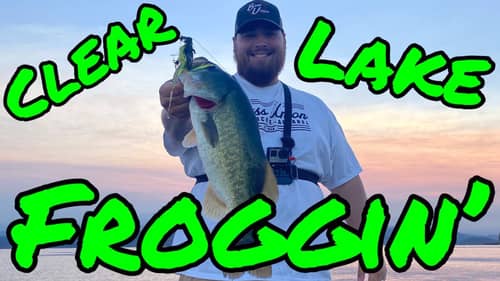 Clear Lake Froggin' Ft. Jimmy Sweeney | Summer Time Bass Fishing On The Big Pond