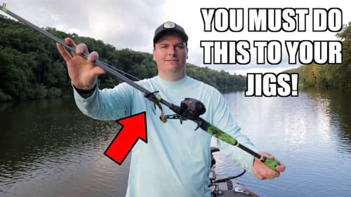 Jig Fishing Tip to catch 5x MORE Bass! (Bass fishing tips)