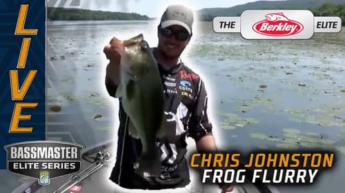 Chris Johnston's big frog fishing flurry (LAKE GUNTERSVILLE)