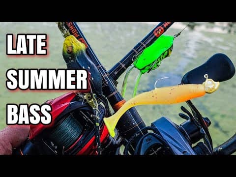 Finesse Swimbait and Frogs for LATE Summer Bass