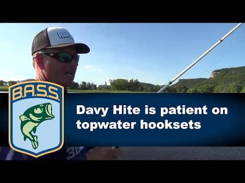 Why you should be patient on topwater hooksets