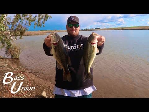 Grinding through a TOUGH bite on the Oroville Afterbay - Oroville Bass Masters Club Tournament