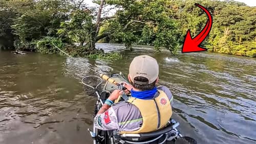 I FISHED A LOCAL KAYAK DERBY ON MY FAVORITE RIVER