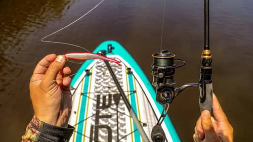 Fishing a Hidden Saltwater Lake in the Micro Skiff + This Simple Bait Crushes