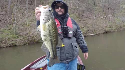 Rising Cold Muddy Water and Spawing Bass