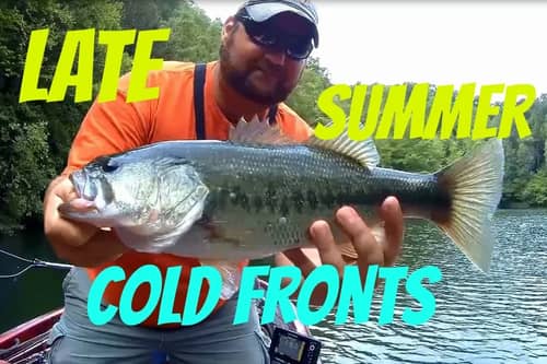 Late Summer\Early Fall Cold Front Bass Fishing