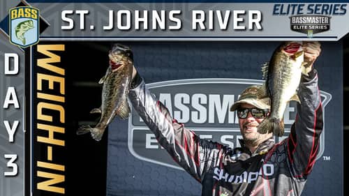 Weigh-in: Day 3 at the St. Johns River (2022 Bassmaster Elite Series)