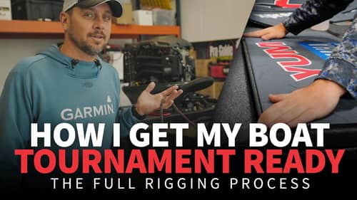 How I Get my Bass Boat TOURNAMENT READY! (The Full Rigging Process)
