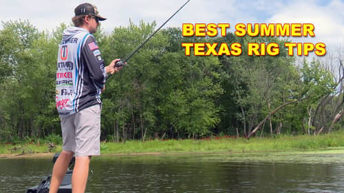 The Best Summer Texas Rig Tips and Tricks - How To from Kyle Welcher | Bass Fishing