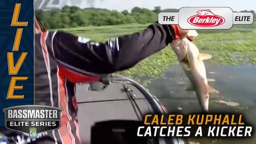 Kuphall with a kicker! (Big Bass for Tournament Leader)
