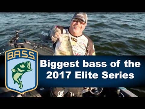 Biggest bass of the 2017 Elite Series season