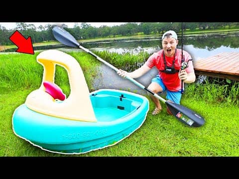 World's SMALLEST Fishing Boat Challenge