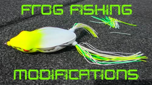 Frog fishing modifications, tips, and tricks to catch more bass