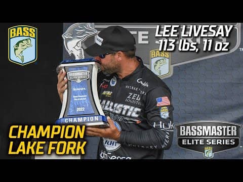 Lee Livesay wins 2022 Bassmaster Elite at Lake Fork with 113 pounds, 11 ounces