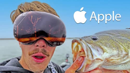 Fishing With The Apple Vision Pro -- The Future Is Here