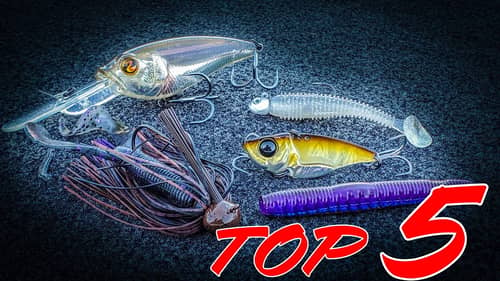 Top 5 Baits For December Bass Fishing!