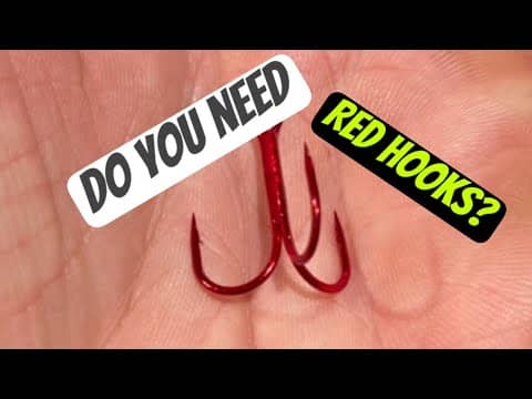 Red Treble Hooks…A Must For THESE 2 Lure Categories