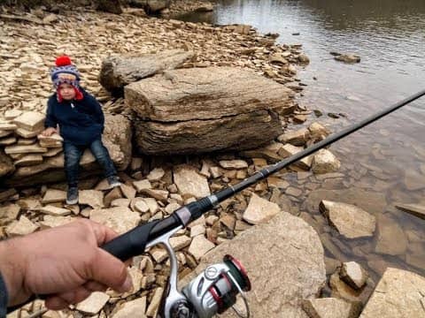 Bank Fishing for WHITE BASS on the TENNESSEE RIVER