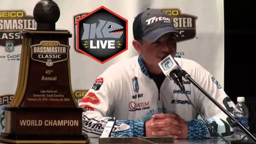 Previous Lake Hartwell Classic Champion Casey Ashely on Ike Live