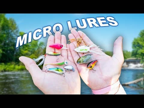 Fishing ONLY MICRO Lures Until I Catch a Big Fish