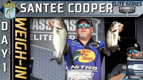 Weigh-in: Day 1 of Bassmaster Elite at Santee Cooper