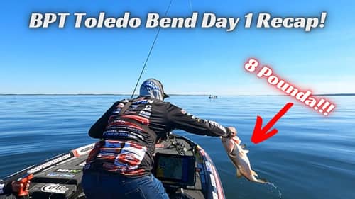 2024 MLF BPT Toledo Bend - Day 1 (Group B) Recap! We Caught A GIANT!
