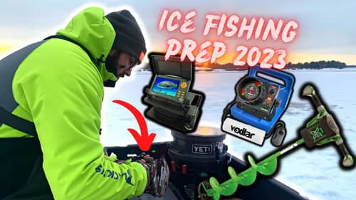 Ice Fishing Prep 2023!  The GEAR You NEED (And DON'T Need)!