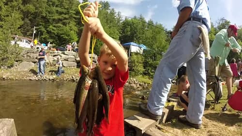 Kid's Fishing Rodeo -Trout Vlog