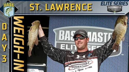 2021 Bassmaster Elite at St. Lawrence, NY - Day 3 Weigh-In