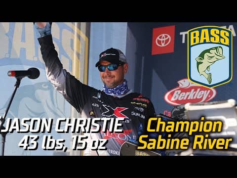 Jason Christie wins Bassmaster Elite at Sabine River