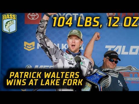 Patrick Walters wins 2020 Bassmaster Elite at Lake Fork