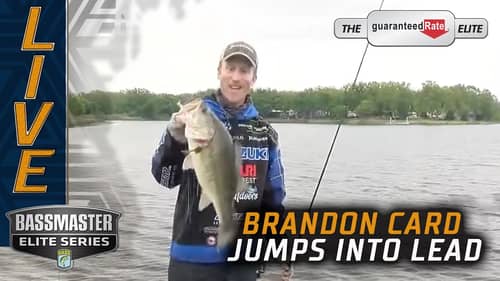 Brandon Card jumps into the lead with 6 pounder