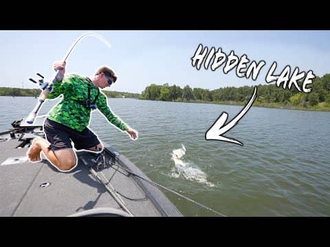 Crankbait Fishing My FAVORITE SECRETLake! + (Crazy TWO For ONE Catch)