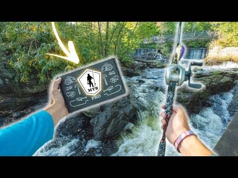 INTENSE MYSTERY LURE CHALLENGE! (Pond & Creek Fishing MTB SLAM!)