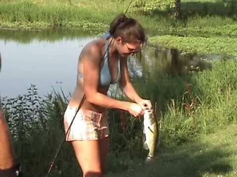 Wife Catches Bass on Swimjig/PTL grub
