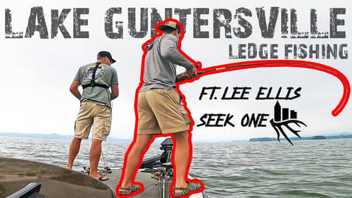 BASS FISHING Lake Guntersville In The SUMMER! FT. Lee Ellis from Seek One!