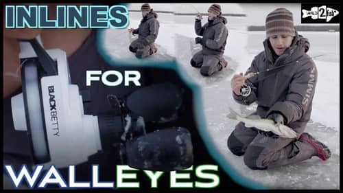 4 Benefits of Inline Reels When Ice Fishing Walleye