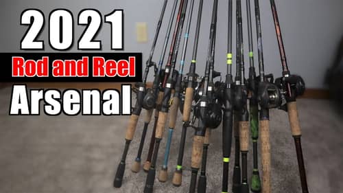 My 2021 Rod and Reel Arsenal - Rod and Reel setups for Bass fishing