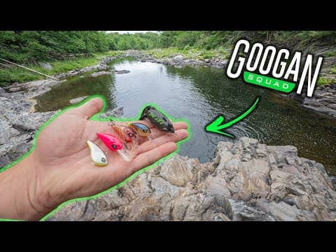 Backwoods Creek Fishing Mission With GOOGAN MICRO Lures!