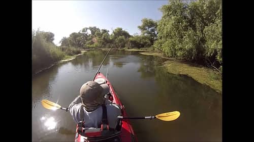 Bass Fishing the San Joaquin River (Kayak)