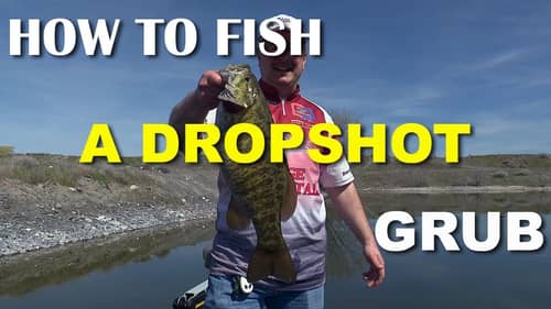 How To Fish Dropshot Grubs | Bass Fishing