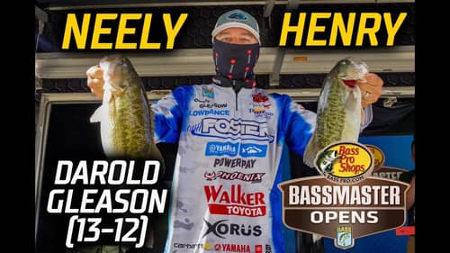 Darold Gleason leads Day 1 with 13 pounds, 12 ounces (Bassmaster Central Open at Neely Henry)