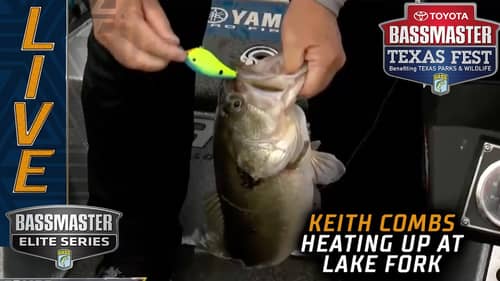 Combs heating up on Lake Fork