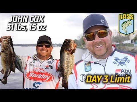 St. Johns River: John Cox's amazing 31-pound, 15-ounce Day 3 limit