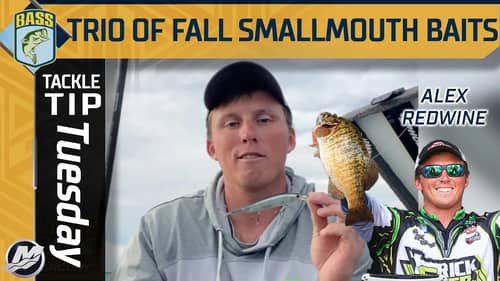 Alex Redwine's three baits for the Fall Smallmouth Feed Transition