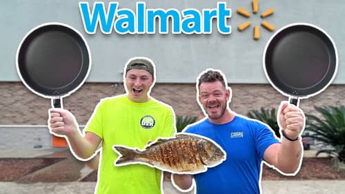 1v1 Walmart Fish Cooking Challenge (Norm vs YakPak)
