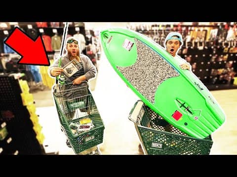 Anything You Fit In The Cart, I'LL Buy It Challenge (Fishing)