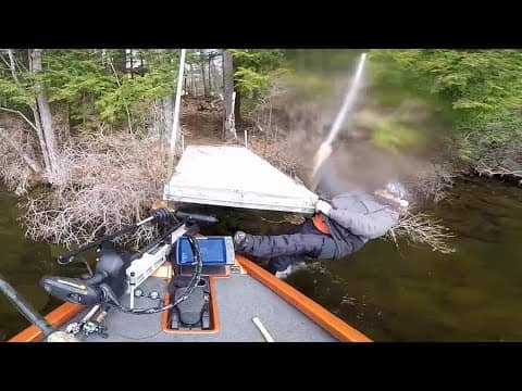 Crazed Fisherman Falls in Frigid Lake to Save Favorite Lure